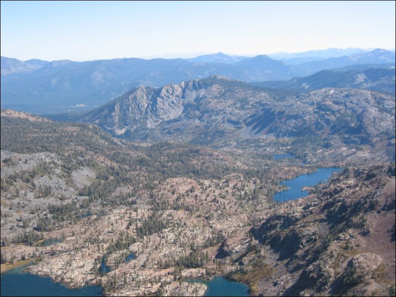 2005-10-09 Deso (57) Suzie Lake and Glen Alpine TH somewhere down there